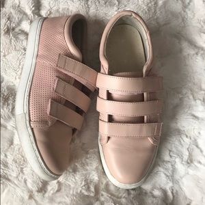 Pink Leather sneakers